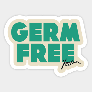 X RAY SPEX Germ Free Sticker